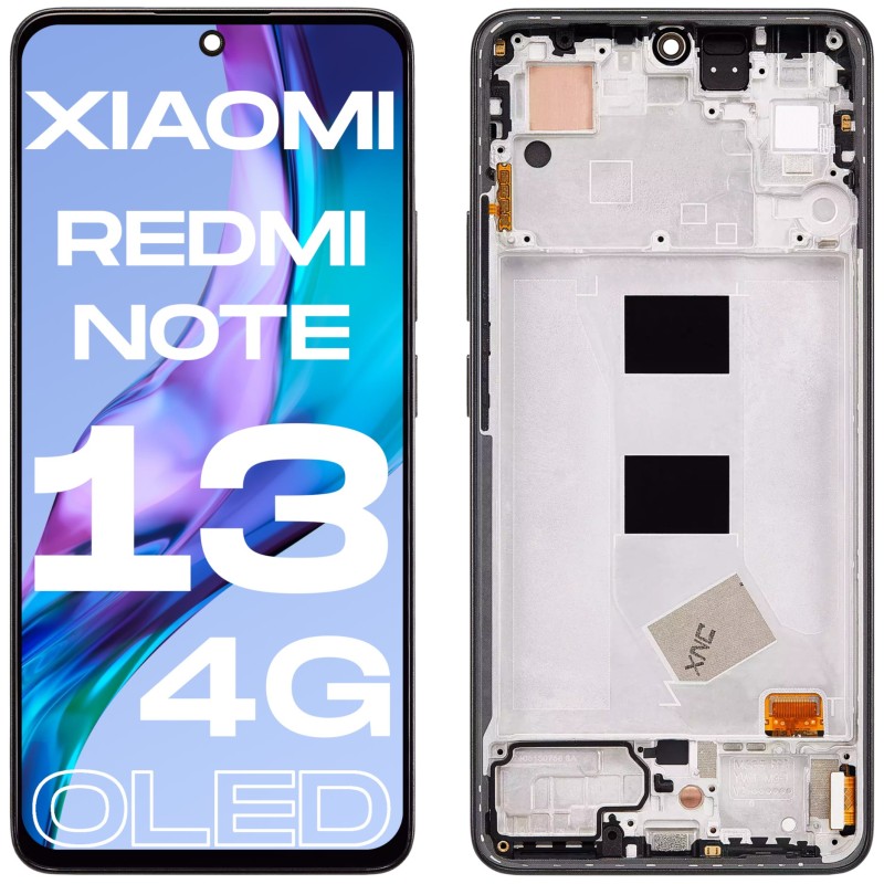 Wyświetlacz OLED Xiaomi Redmi Note 13 4G + Ramka - Zamiennik