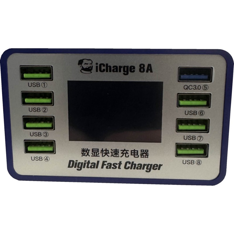 Ładowarka Zewnętrzna Mechanic iCharge 8A 45W 8 Portów AC100-240V Ładowarka Zewnętrzna Mechanic iCharge 8A 45W 8 Portów AC100-240V