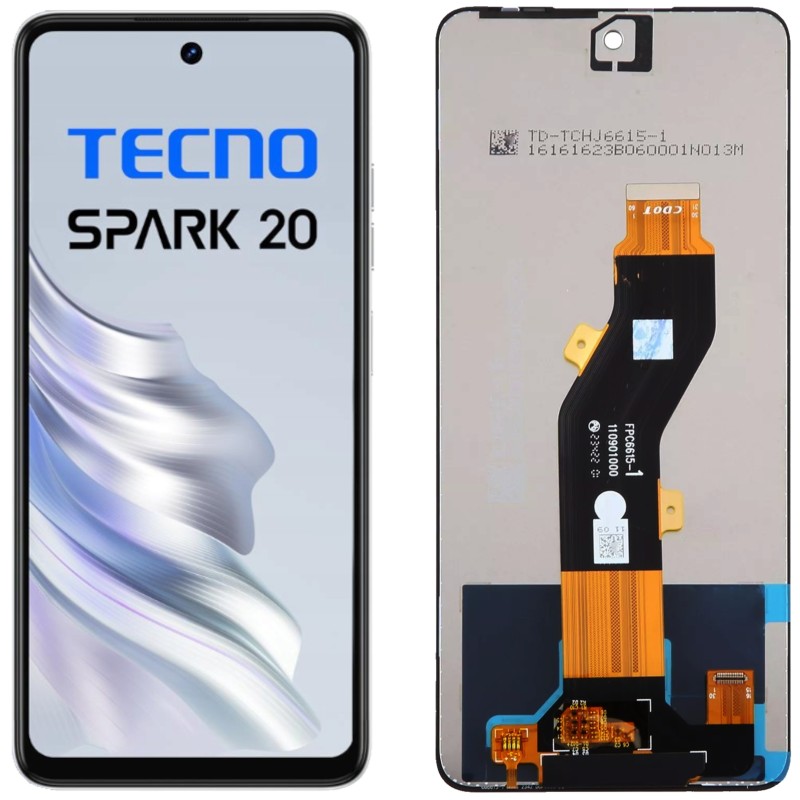 Tecno Spark 20 KJ5 / KJ5n LCD Aftermarket - Niska cena Tecno Spark 20 KJ5 / KJ5n LCD Aftermarket - Niska cena
