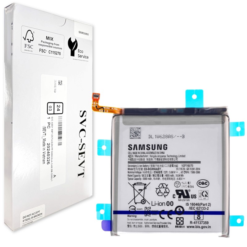 Samsung S21 Ultra 5G EB-BG998ABY Bateria Original Service Pack