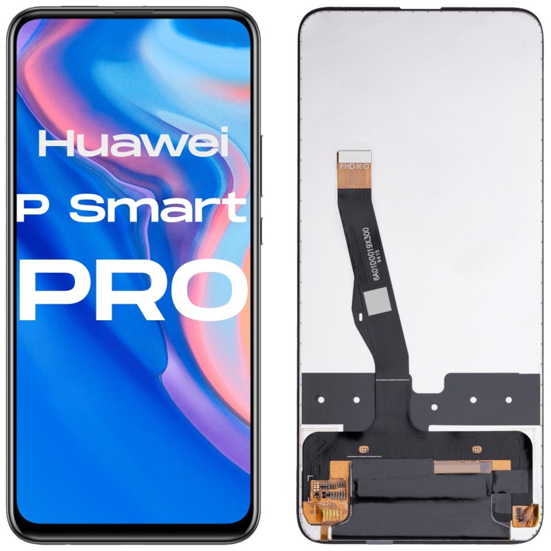 Huawei P SMART Pro LCD Czarny Aftermarket - Niska cena