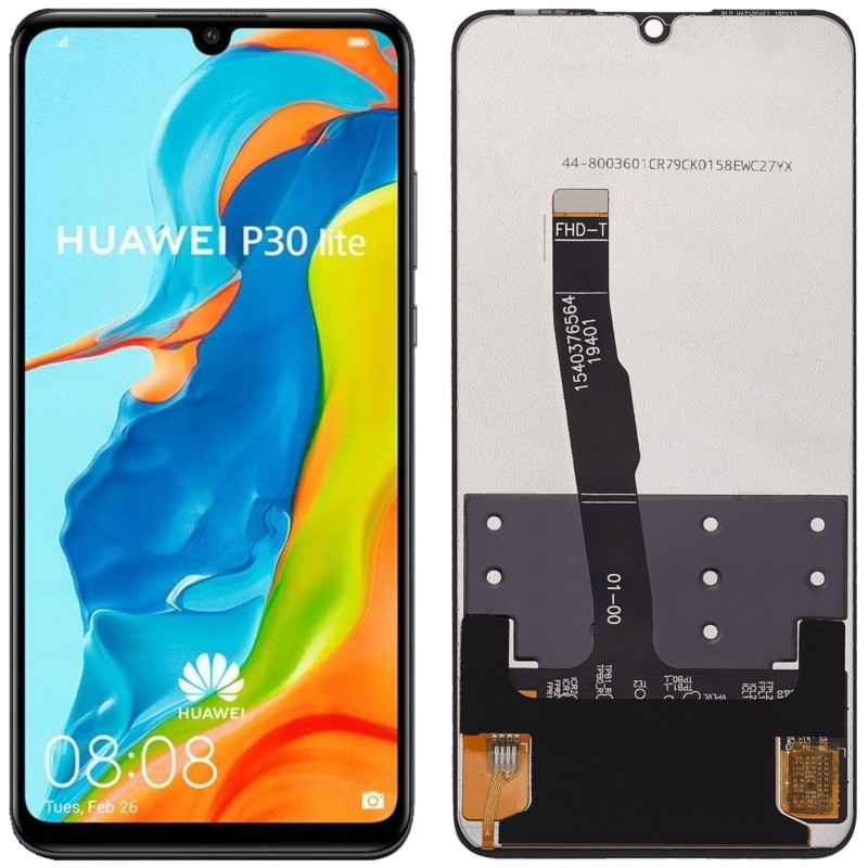 Huawei P30 Lite LCD Czarny Aftermarket - Niska cena