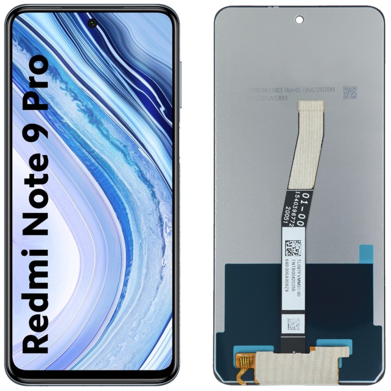 Wyświetlacz Xiaomi Note 9S / Note 9 pro Czarny - Mobilepart