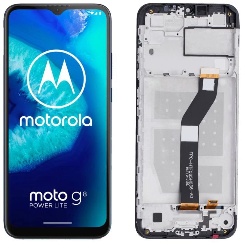 Motorola G8 Power Lite LCD Ramka Aftermarket - Niska cena