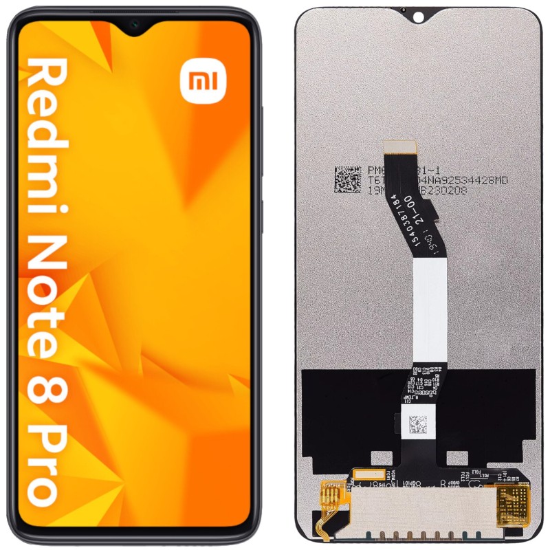 Xiaomi Redmi Note 8 Pro LCD Czarny Aftermarket - Niska cena