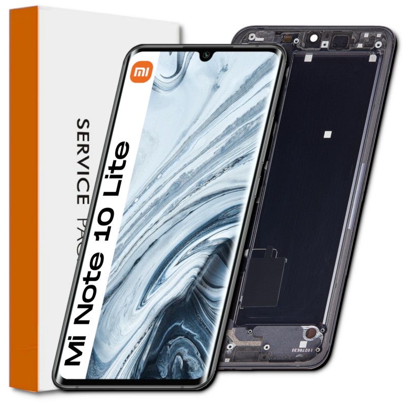 Xiaomi Mi Note 10 Lite LCD Ramka Premium Service Pack
