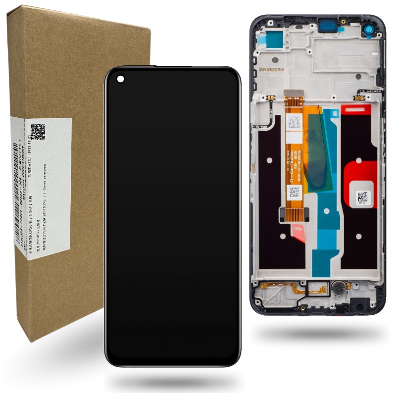 Oryginalny wyświetlacz Realme 8i CZARNY  - Mobilepart.pl