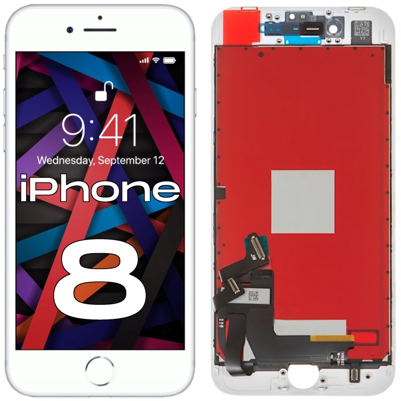 Wyświetlacz Apple iPhone 8 ramka biały - Mobilepart.pl Wyświetlacz Apple iPhone 8 ramka biały - Mobilepart.pl