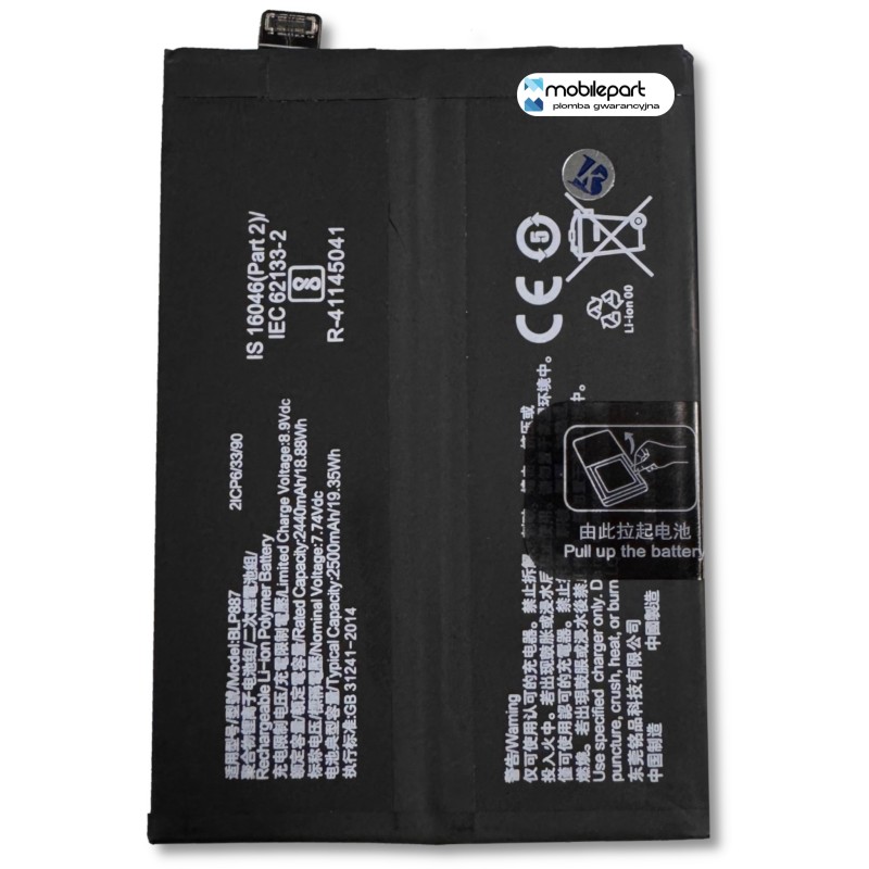 Bateria do telefonu Realem Gt Neo 2 BLP887 - Mobilepart.pl Bateria do telefonu Realem Gt Neo 2 BLP887 - Mobilepart.pl