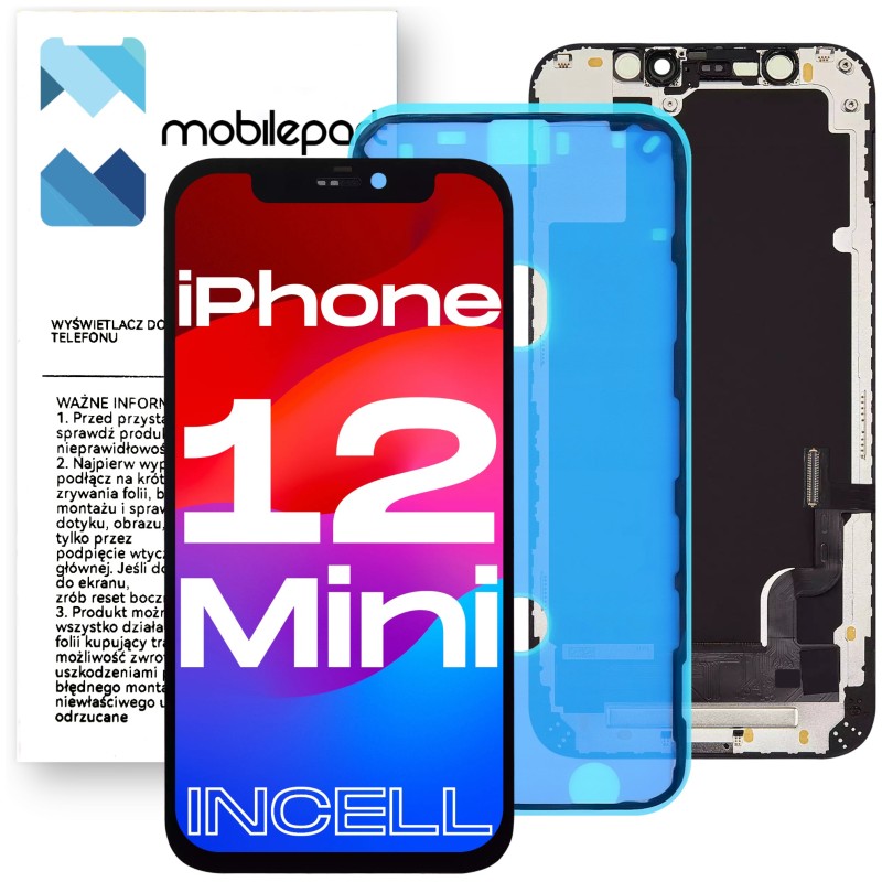 Wyświetlacz iPhone 12 Mini A2176 INCELL - Mobilepart.pl Wyświetlacz iPhone 12 Mini A2176 INCELL - Mobilepart.pl