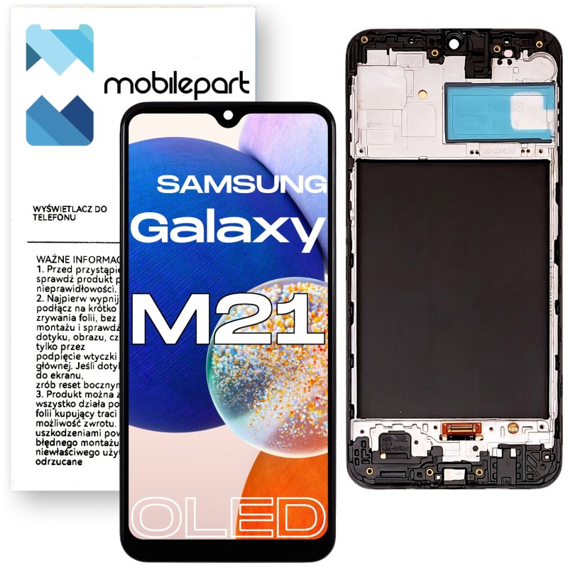Wyświetlacz Samsung M21 OLED ramka - Mobilepart.pl Wyświetlacz Samsung M21 OLED ramka - Mobilepart.pl