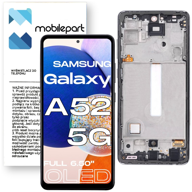 Samsung A52 5G A526 LCD Ramka Oled Aftermarket - Niska cena