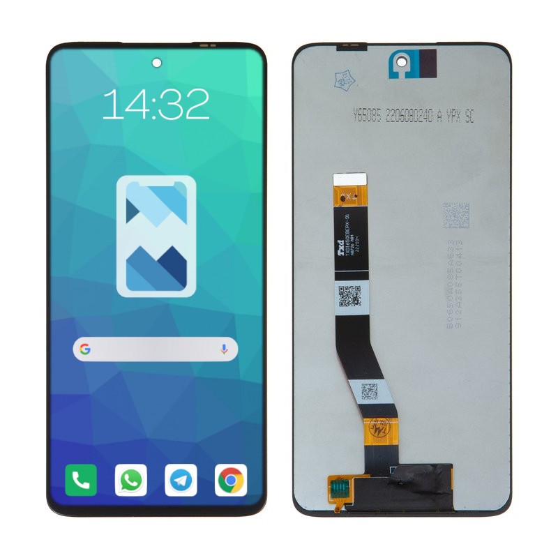 Przód i tył Wyświetlacza Zamiennik Motorola G32 XT2235 Bez ramki Czarny Przód i tył Wyświetlacza Zamiennik Motorola G32 XT2235 Bez ramki Czarny