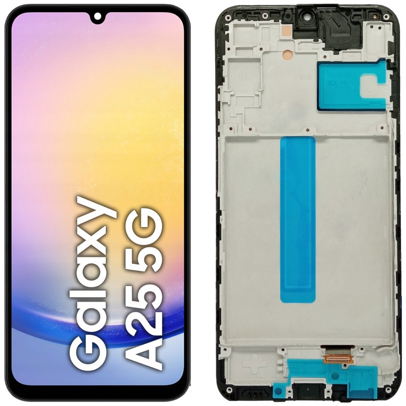 Samsung A25 5G LCD Incell z Ramką 6.36" - Zamiennik Aftermarket