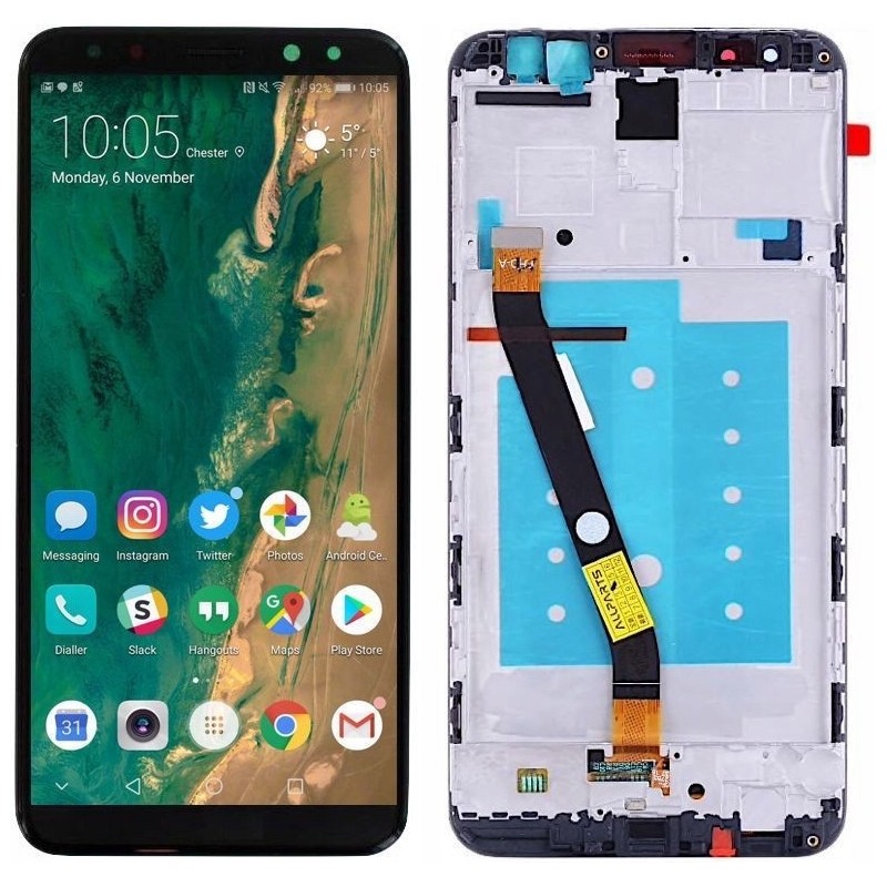 Wyświetlacz Huawei Mate 10 Lite Z ramką Czarny - Mobilepart Wyświetlacz Huawei Mate 10 Lite Z ramką Czarny - Mobilepart