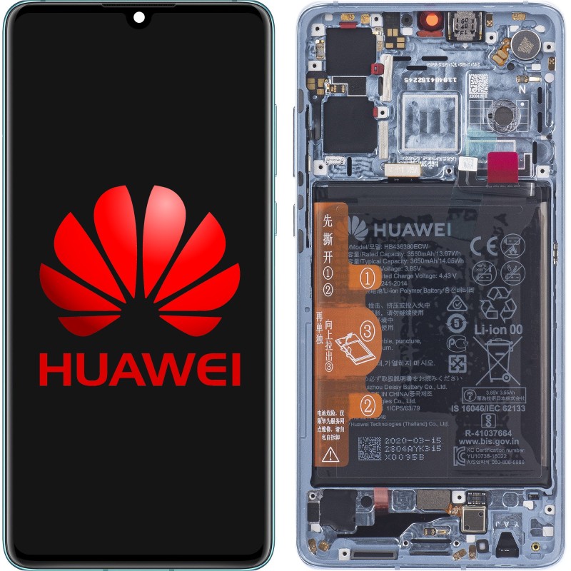 Oryginalny wyświetlacz bateria Huawei P30 kryształ Oryginalny wyświetlacz bateria Huawei P30 kryształ