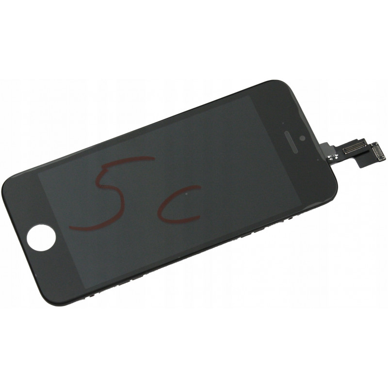 Przód i tył Wyświetlacza Zamiennik iPhone 5c Z ramką Czarny
