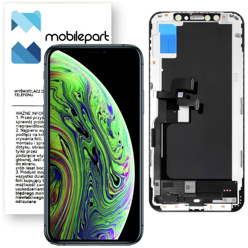 Wyświetlacz do Apple iPhone XS A2097 OLED Ramka Zamienne IC Wyświetlacz do Apple iPhone XS A2097 OLED Ramka Zamienne IC
