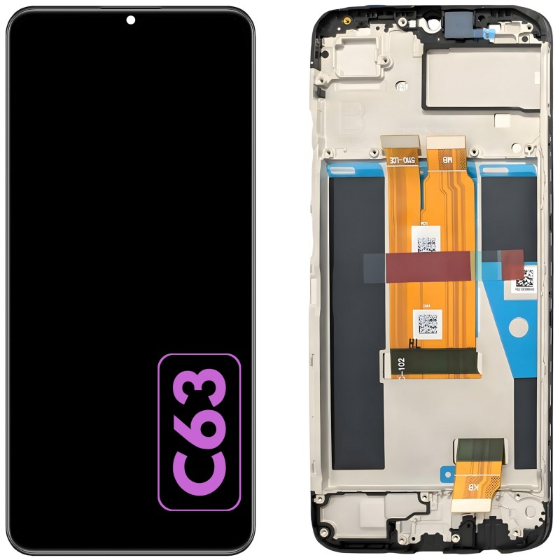 Wyświetlacz do Realme C63 RMX3933 Ramka Wyświetlacz do Realme C63 RMX3933 Ramka
