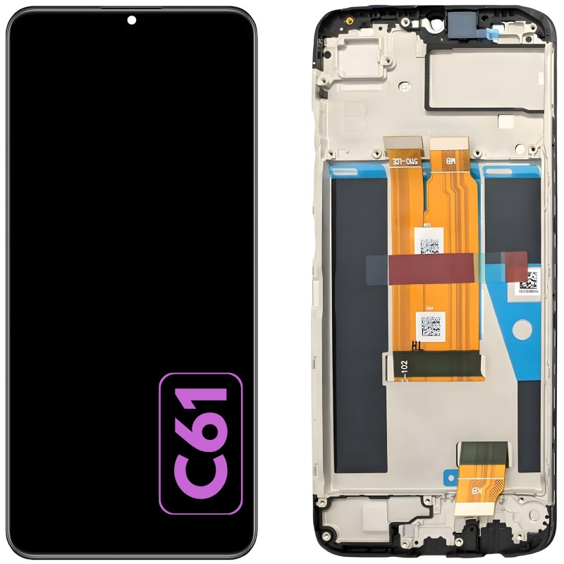Wyświetlacz do Realme C61 RMX3933 Ramka Wyświetlacz do Realme C61 RMX3933 Ramka