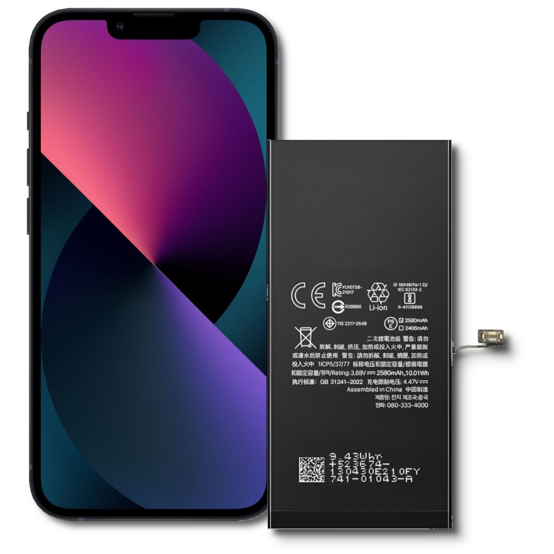 Świeża Nowa Bateria do iPhone 13 Mini 2406mAh Świeża Nowa Bateria do iPhone 13 Mini 2406mAh