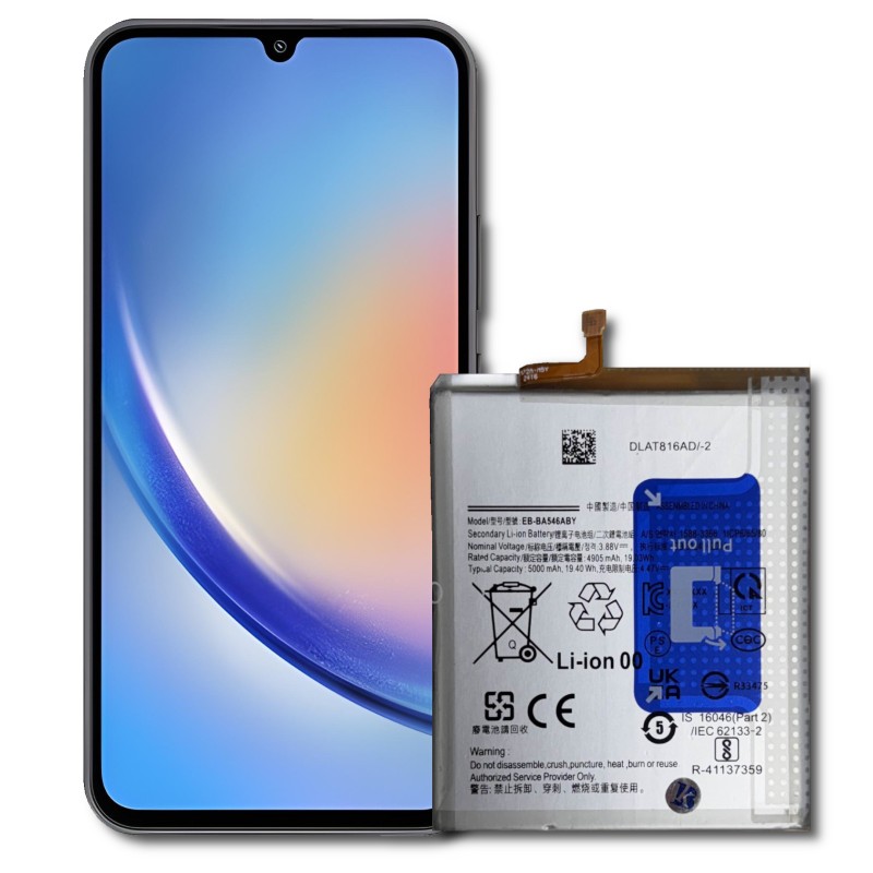 Świeża Nowa Bateria do Samsung Galaxy A25 5G EB-BA546ABY Świeża Nowa Bateria do Samsung Galaxy A25 5G EB-BA546ABY
