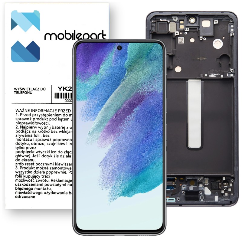 Wyświetlacz do Samsung Galaxy S21 FE 5G SM-G990B OLED RAMKA Wyświetlacz do Samsung Galaxy S21 FE 5G SM-G990B OLED RAMKA