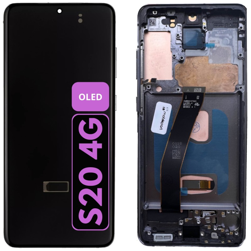 Wyświetlacz do Samsung Galaxy S20 SM-G980 OLED RAMKA