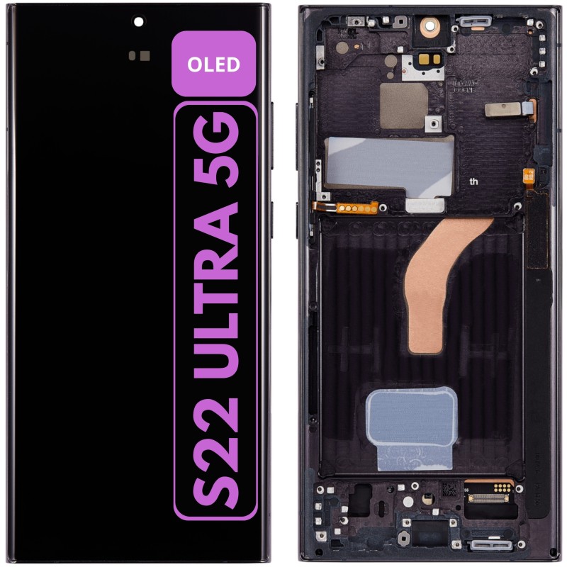 Wyświetlacz do Samsung Galaxy S22 Ultra 5G SM-S908B OLED RAMKA Wyświetlacz do Samsung Galaxy S22 Ultra 5G SM-S908B OLED RAMKA