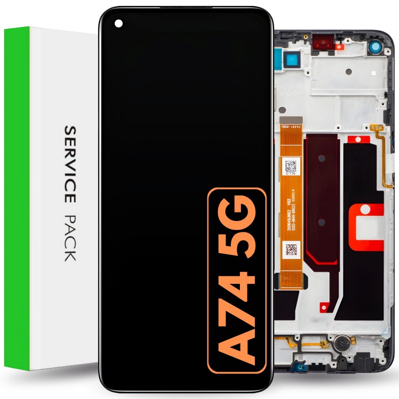 Oppo A74 5G LCD Ramka Premium Service Pack - Niska cena