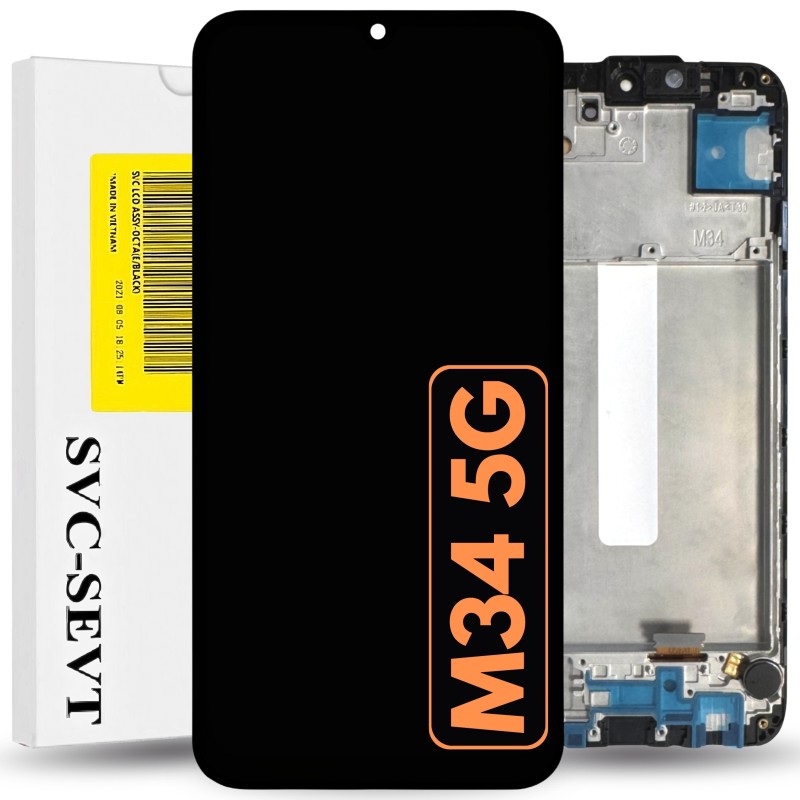 Samsung M34 5G SM-M346B LCD Ramka Premium Service Pack Samsung M34 5G SM-M346B LCD Ramka Premium Service Pack